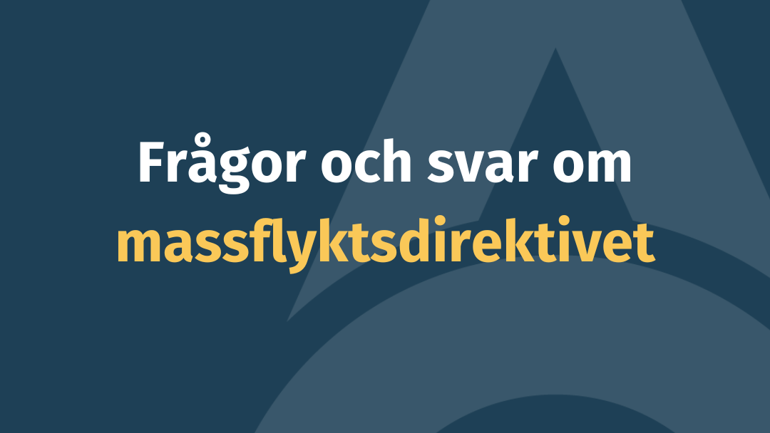 Frågor och svar om massflyktsdirektivet